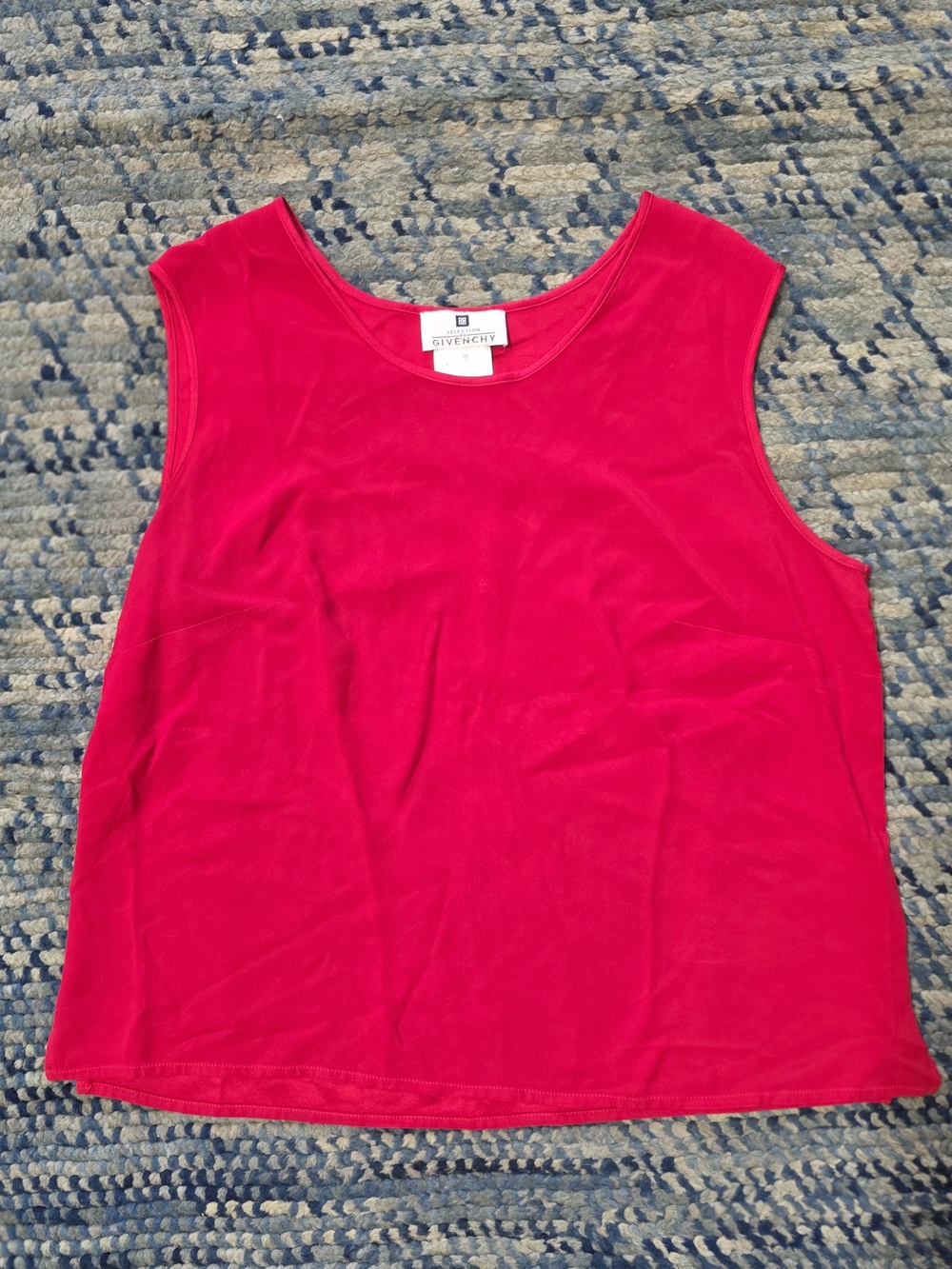 Givenchy Women's Bright Red Sleeveless Top